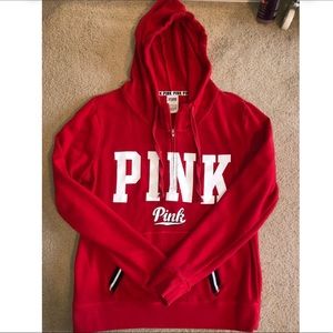 PINK Victoria’s Secret quarter zip hoodie